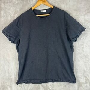 Alex Mill Mens XXL Faded Black Slub Cotton Short Sleeve Crew Neck T-Shirt 0734